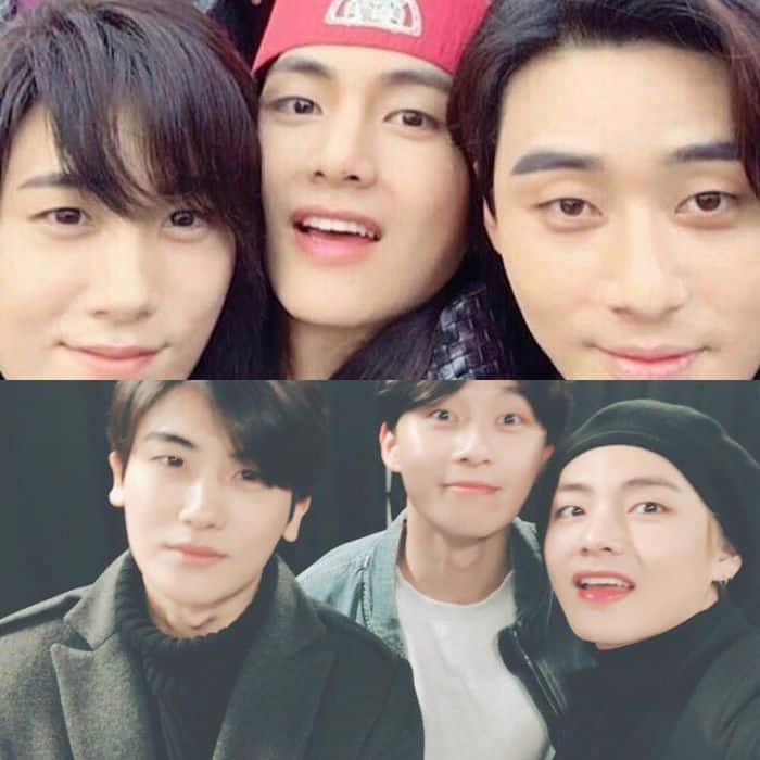 Park Seo Joon y Park Hyung Sik asistieron al concierto de BTS para apoyar a V, a pesar de sus apretadas agendas.