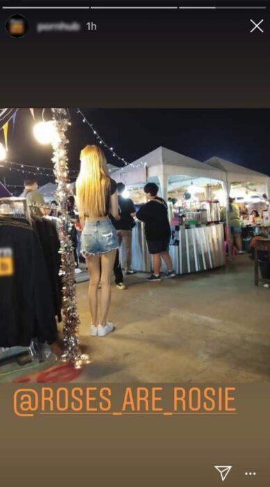 Las imágenes de Lisa y Rosé (Black Pink) en un mercado de Tailandia fueron publicadas inesperadamente por un sitio porno en su Instagram.