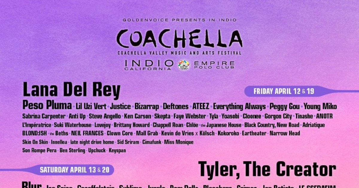 (Internautas Opinan) 2024 COACHELLA (ATEEZ, LE SSERAFIM, LA ROSA)