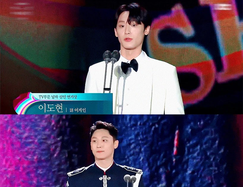 Actor masculino que ganó los premios al actor novato en la categoría de televisión y cine en los Baeksang Arts Awards