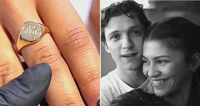 Zendaya fue vista usando un anillo con las iniciales de Tom Holland: ¿Se van a casar?