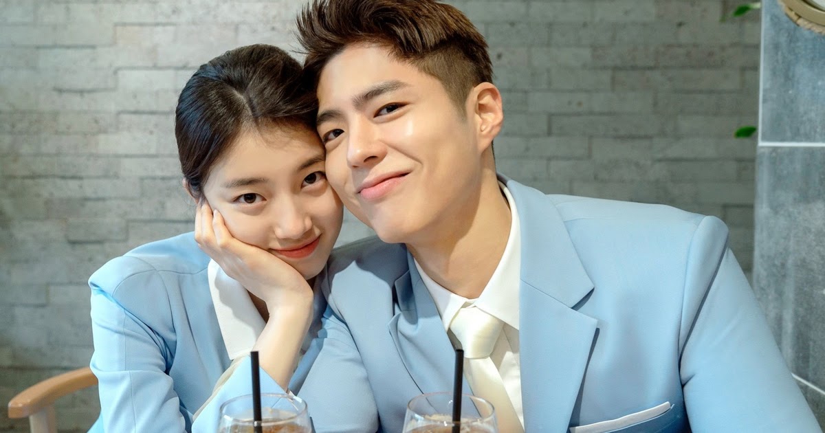 Se revelan fotos de Park Bogum y Suzy con uniforme de asistente de vuelo